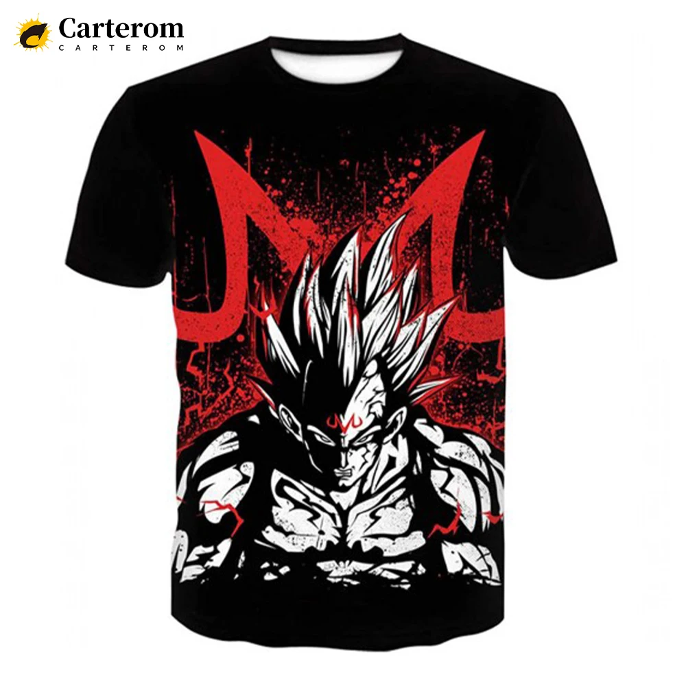 

2022 New Fashion Men's T-shirt Anime Cartoon Monkey King Character Goku 3D Printed T Shirt Kids Summer Casual Cool Tee Tops