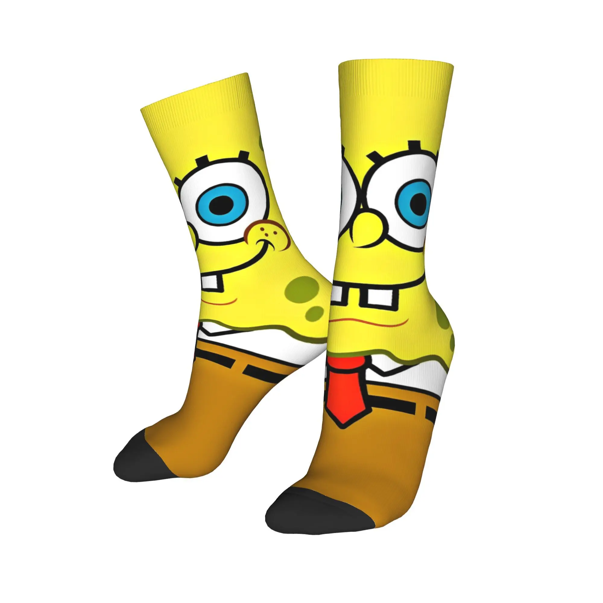 Губка Боб аниме носки с героями мультфильмов товары для мужчин и женщин принтом