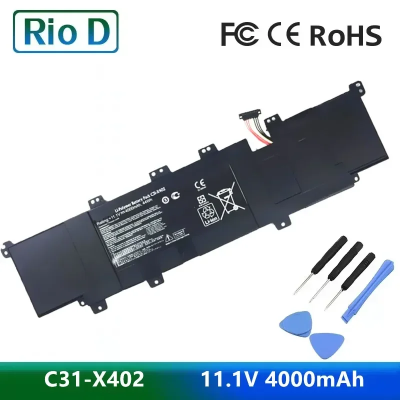 Новинка C31-X402 11 1 V 4000mAh Аккумулятор для ноутбука ASUS VivoBook S300 S400 S300C S300CA S300E S400C S400CA S400E