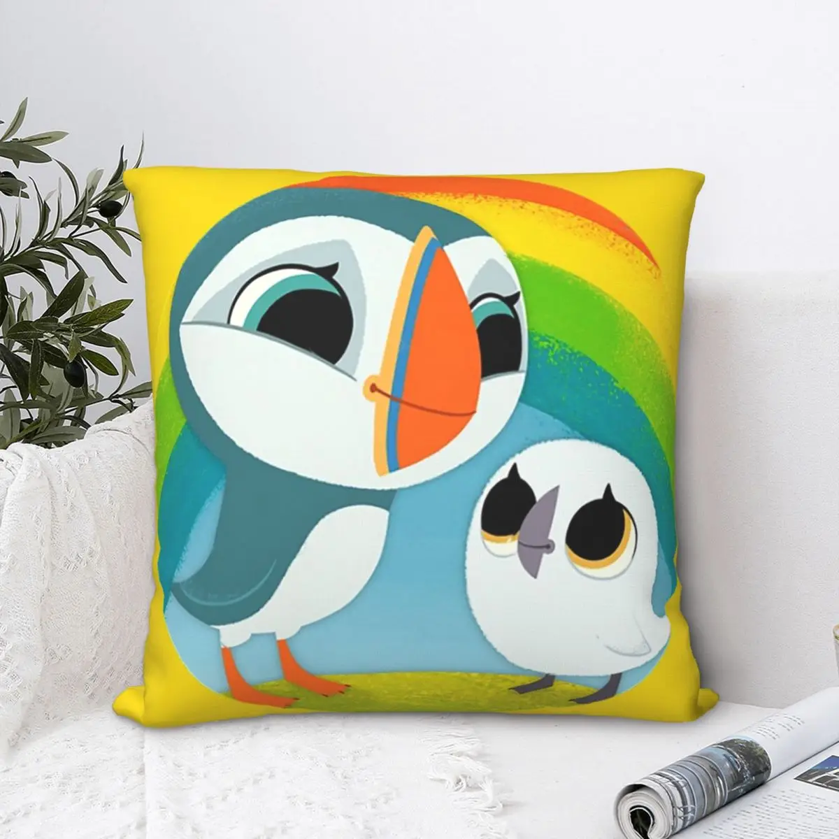 

Дошкольные подарки Puffins-Rocks-ирландское побережье-ирландская квадратная Подушка Чехол Наволочка Удобная Подушка Чехол наволочка