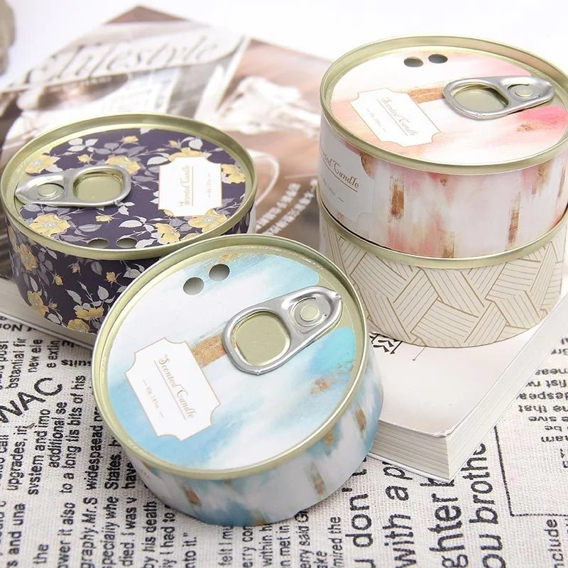 

120g Soy Wax Romantic Scented Candles Aromatherapy Wholesale Fragrance Candle Home Decoration Luxury Aromatherapy Can Festivals