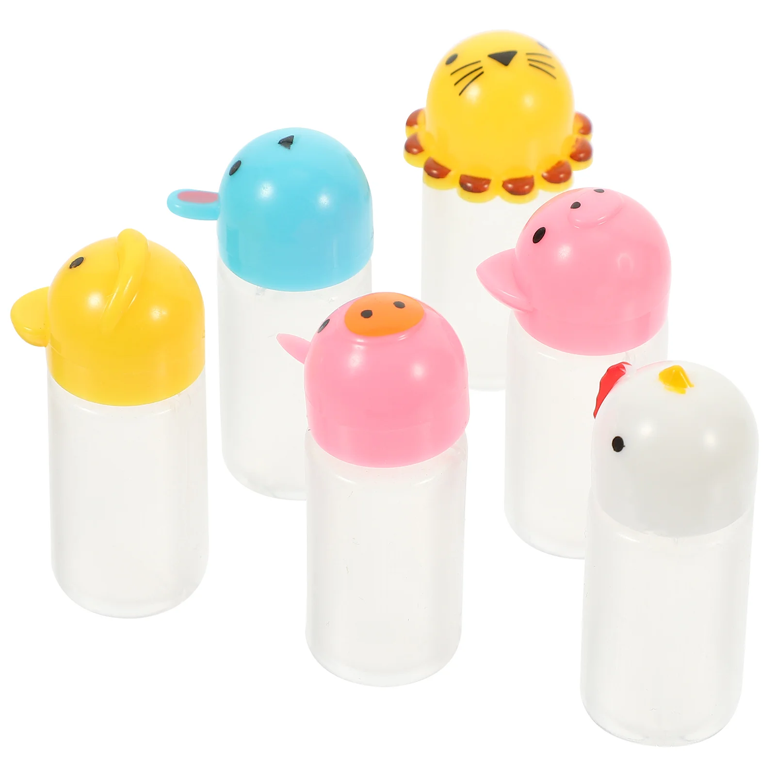 

6Pcs Small Condiment Salad Lunch Soy Sauce Dispenser Adorable Seasoning Bottles for Condiment