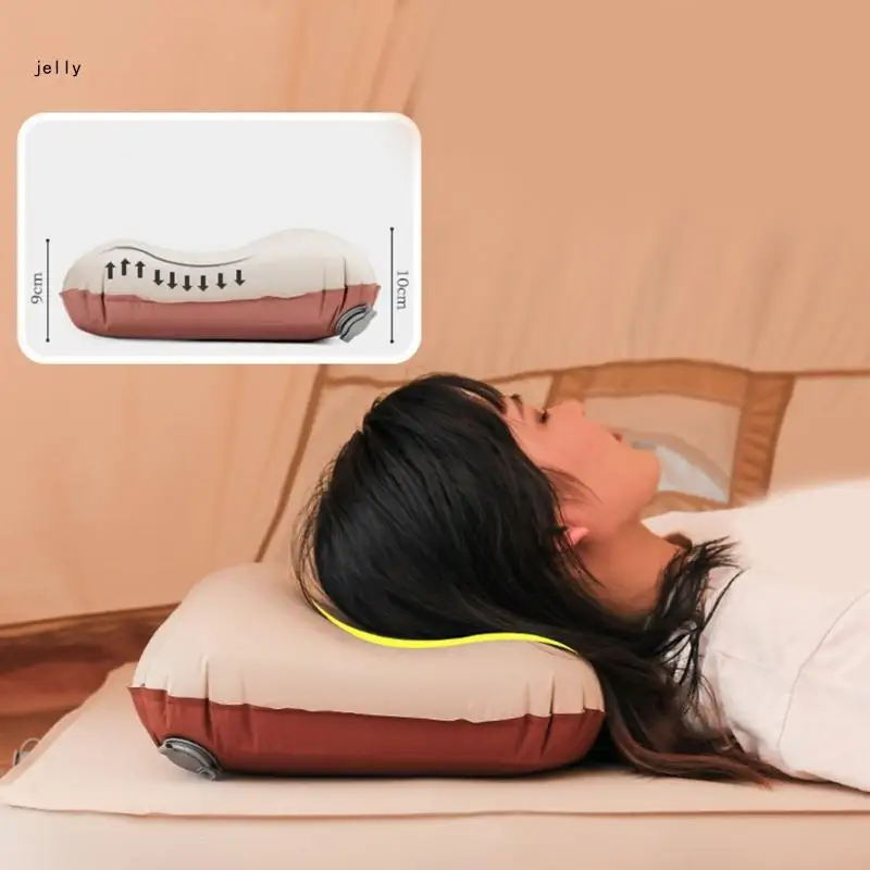 Портативная самонадувающаяся подушка для сна легкая губка компактная
