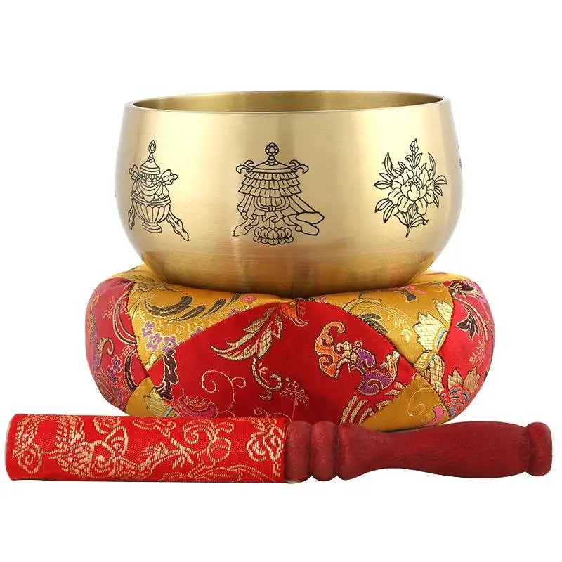 Латунная чаша Будды со звуком волшебное оружие для пения Йога медитация лечение