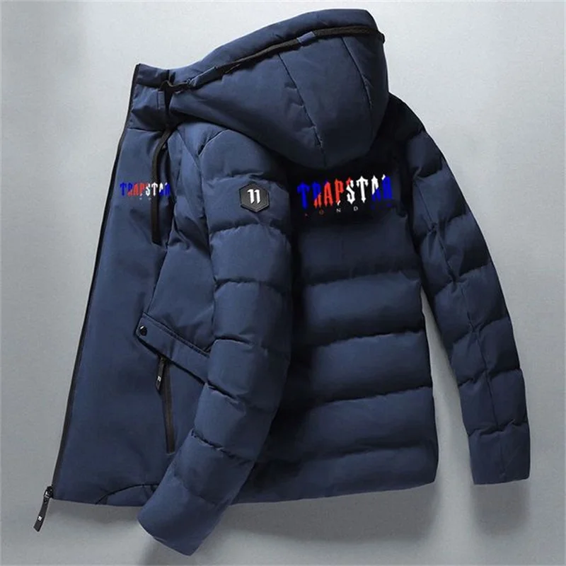 Autumn and Winter 2022 Fashion TRAPSTAR Casual Warm Hooded Jacket Waterproof Wind proof Breathable Jacket