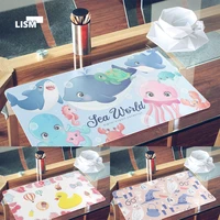 1pc kawaii mouse pad large non slip desktop table mat student cute style large for home desk cartoon mats for girl fashion decor