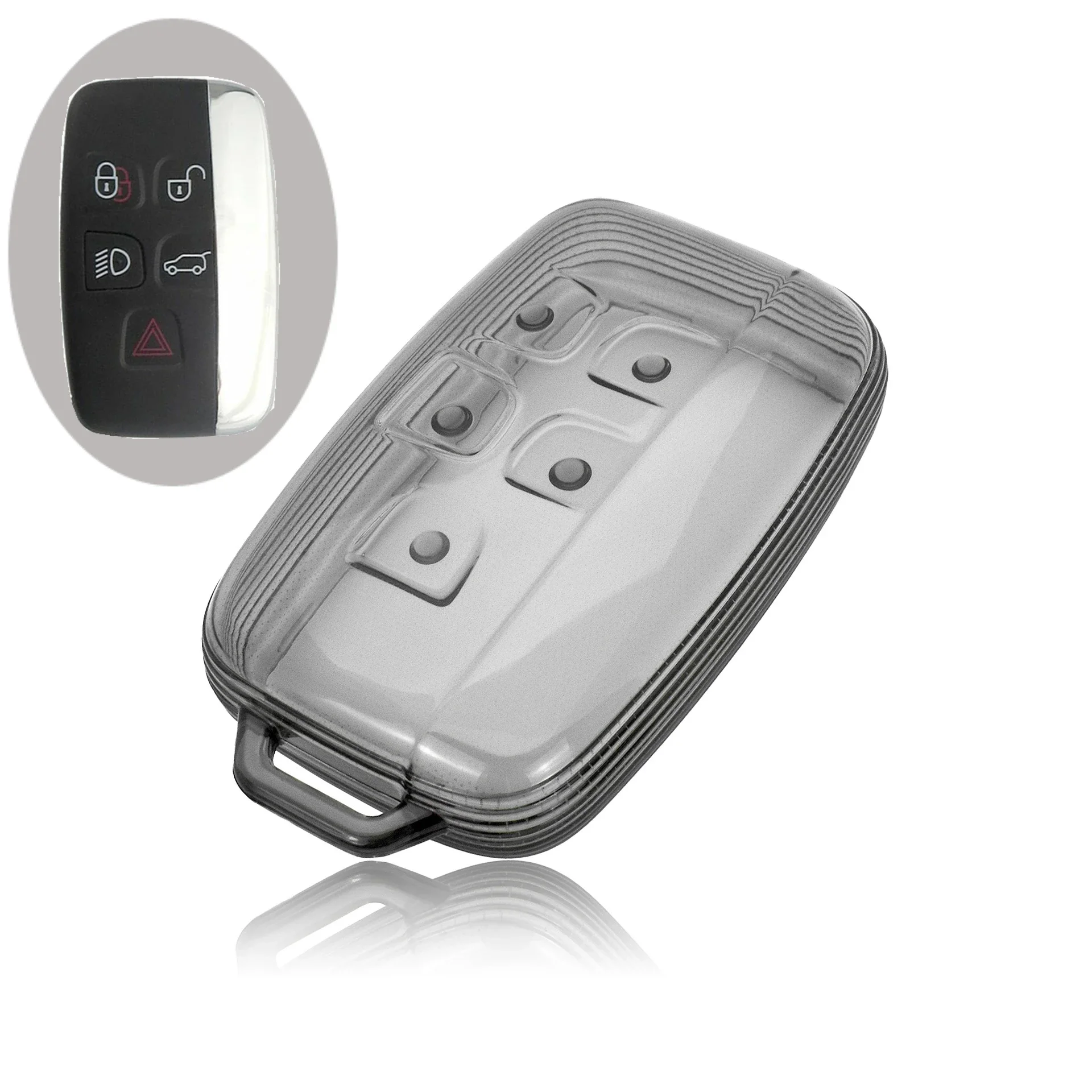 

Чехол из ТПУ для дистанционного ключа автомобиля, чехол для Land Rover Range Rover Sport Evoque Freelander Velar Discovery 4, Jaguar XE XJ XF, гитара