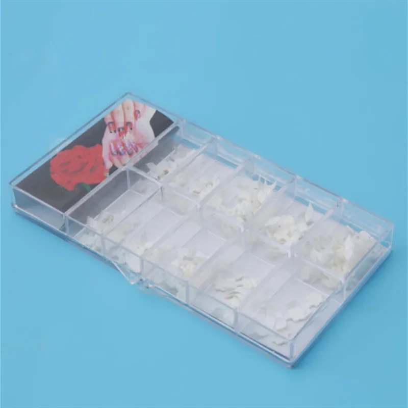 

100 шт. Короткие акриловые накладные Типсы для ногтей искусственные накладные Типсы наклейка на Палец инструмент для наращивания полимерный...