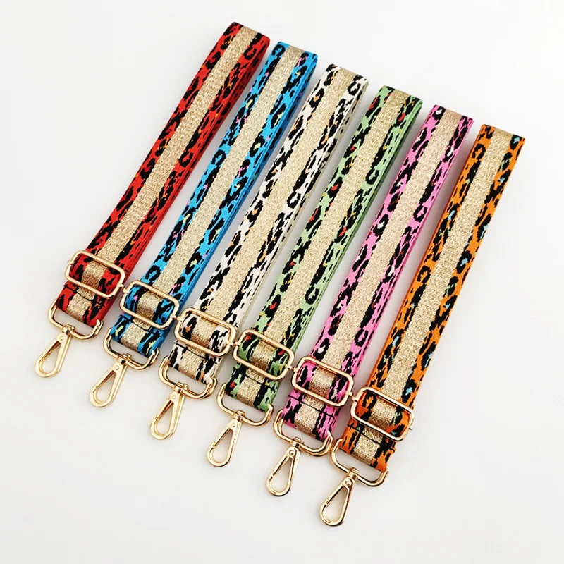 

Gold Buckle Shoulder Straps Women's Handbag Accessories Adjustable Shoulder Messenger Bag Long Belt