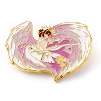 anime cardcaptor sakura clow card cosplay enamel pin anime pins gift japanese briefcase badges on backpack brooch for clothes