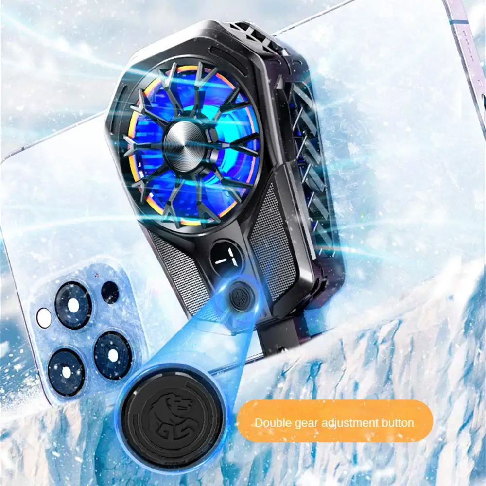

Mobile Phone Radiator Universal Semiconductor Back Clip Radiator Double Temperature Adjustment Intelligent Digital Display