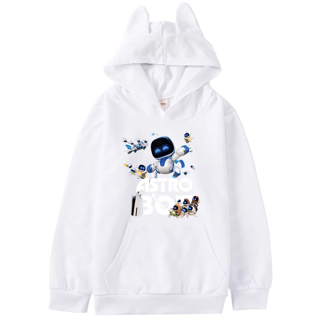 Толстовка детская ASTRO BOT свитшот для игровой комнаты модная уличная одежда