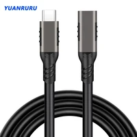 10gbps usb c extension cable 5a type c extender cord usb c for macbook xiaomi huawei samsung usb 3 1 gen2 tipoc extension cable