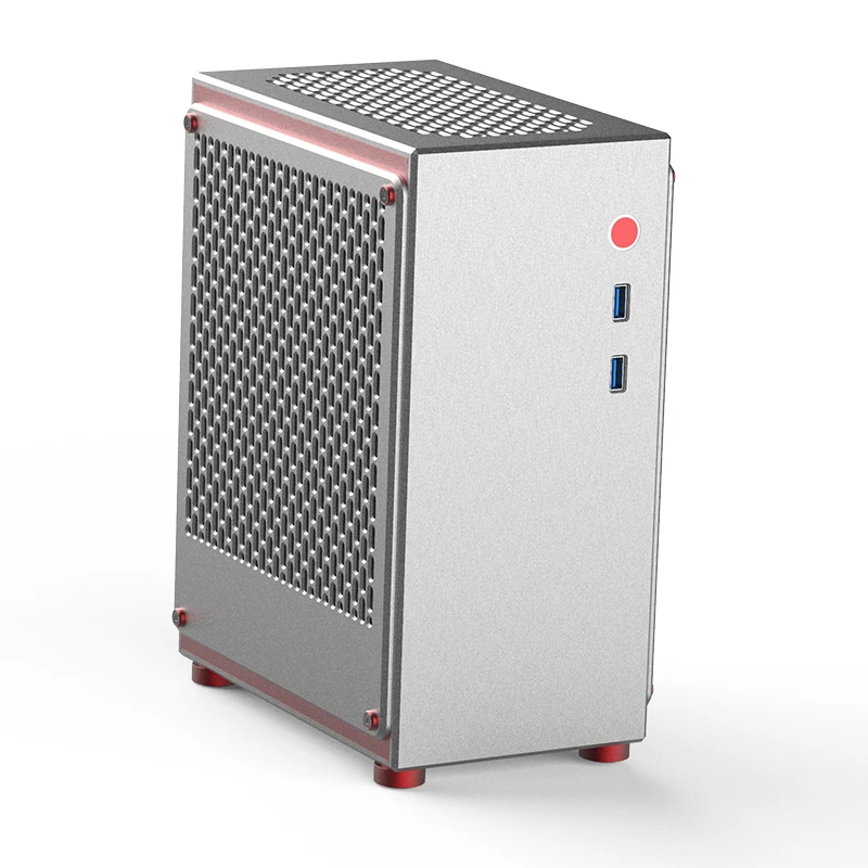 

[Spot] Mini ITX Aluminum Chassis Mini Desktop A4 F1-1u Chassis