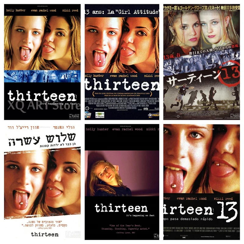 

Hot Rare Classic Movie Thirteen 2003 Poster For Wall Art Home Decoration Canvas Painting And Print HD Pictures Room Office Decor