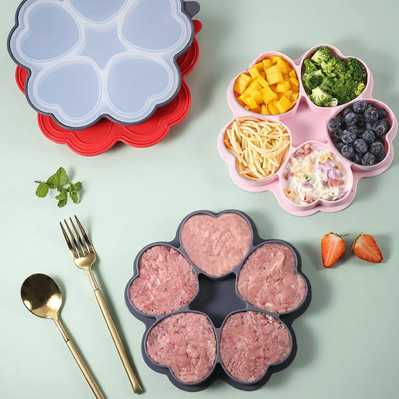 Силиконовая форма Love для гамбургеров мяса жаростойкая барбекю замороженных