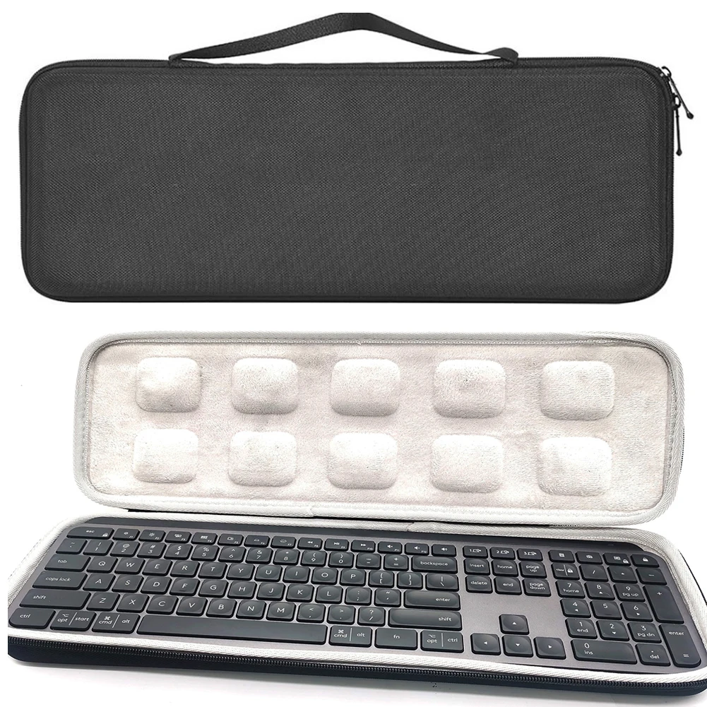

Жесткий чехол для хранения клавиатуры для Logitech MX Keys, Жесткий Чехол из ЭВА для хранения беспроводной клавиатуры, водонепроницаемый защитный ...