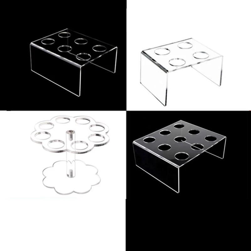 

Acrylic Ice Cream Cone Holder Food Display Stand Hand Roll Sushi Shelf Rack for Weddings Baby Showers Birthday Parties Favors