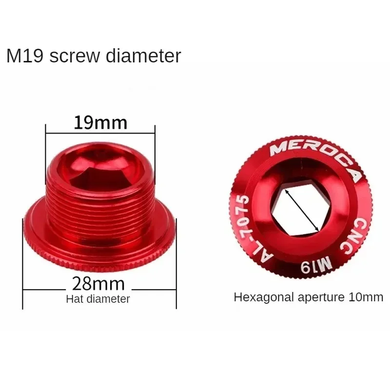 Велосипедные аксессуары для горных велосипедов Hollowtech кривошипный болт M18 M19 M20