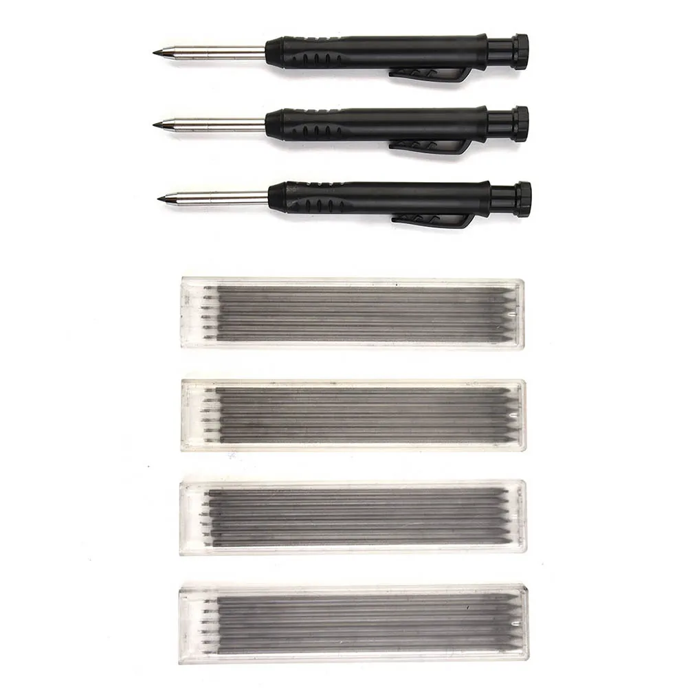 

Carpenter Pencils Woodworking Pen Woodworking Tools 4 Style ABS+Metal Comfortable Enough Quantity Top Materials