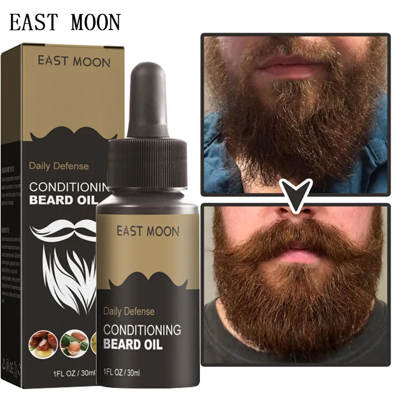 Men's Beard Growth Oil Full Thicken Beard Chest Hair Nourishing Jojoba Essence Gentlemen Anti Hair Loss Products Beauty Health