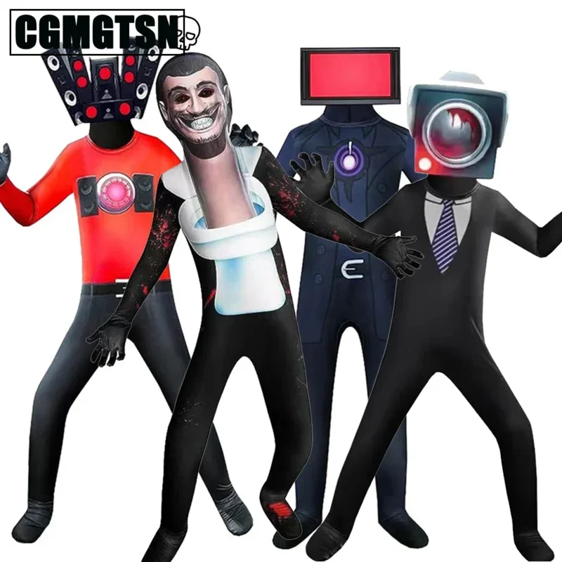 Sn60 cgmgtsn Skidi туалет косплей игровой динамик Человек ТВ человек camcorsac комбинезон
