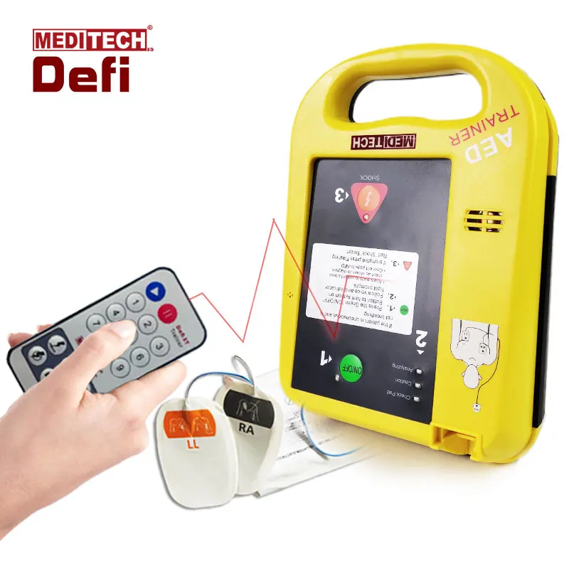 

Defi5T Meditech Professional Aed Trainer with Multiple Language for AHA training
