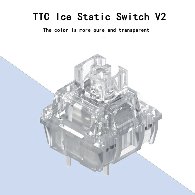 

TTC ice static shaft V2 newly upgraded customized mechanical keyboard shaft body, efficient mute and refined lubrication