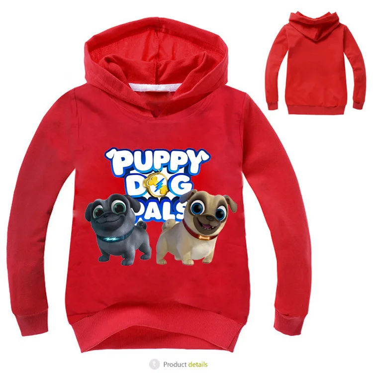2-16Years Lady Dog Pillow Pal Porte Clothes Kids Coats Baby Girls Jacket Children Hooddy Jackets for Boys Sweatshirt Bike Jumper | Детская