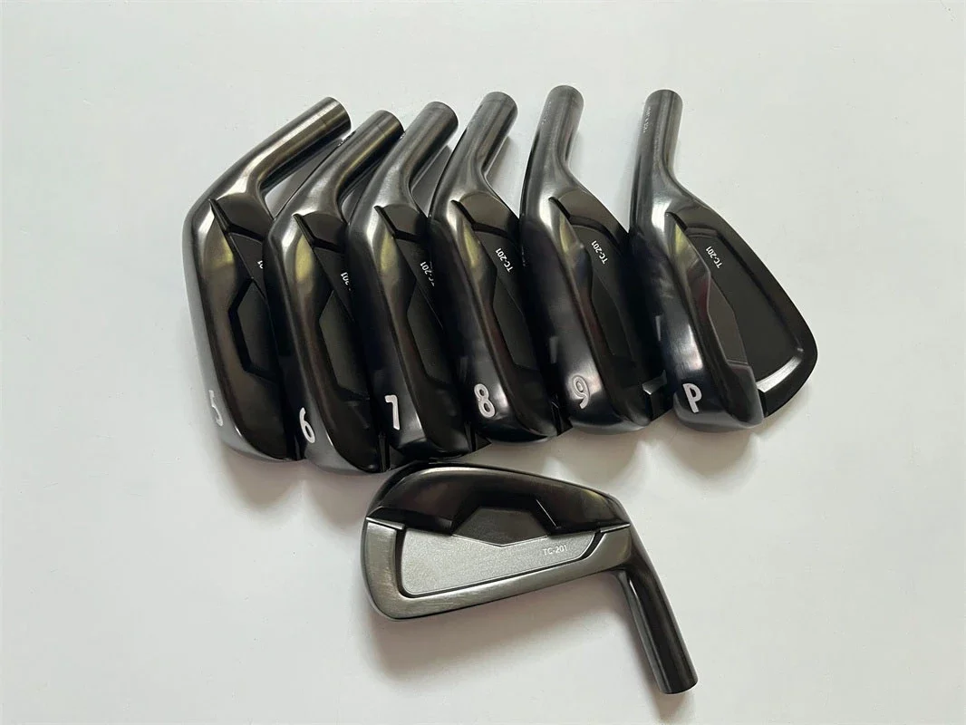 

TC-201 Golf Irons TC-201 Iron Set TC-201 Golf Forged Irons Black Golf Clubs 4-9P R/S/SR Steel/Graphite Shaft With Head Cover