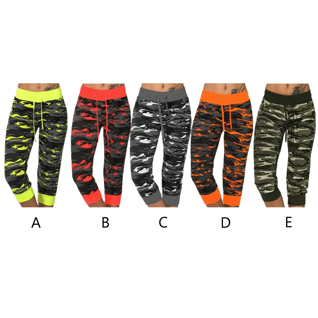 

Women Yoga Pants Traveling Sports Cropped Trousers Elastic Leggings