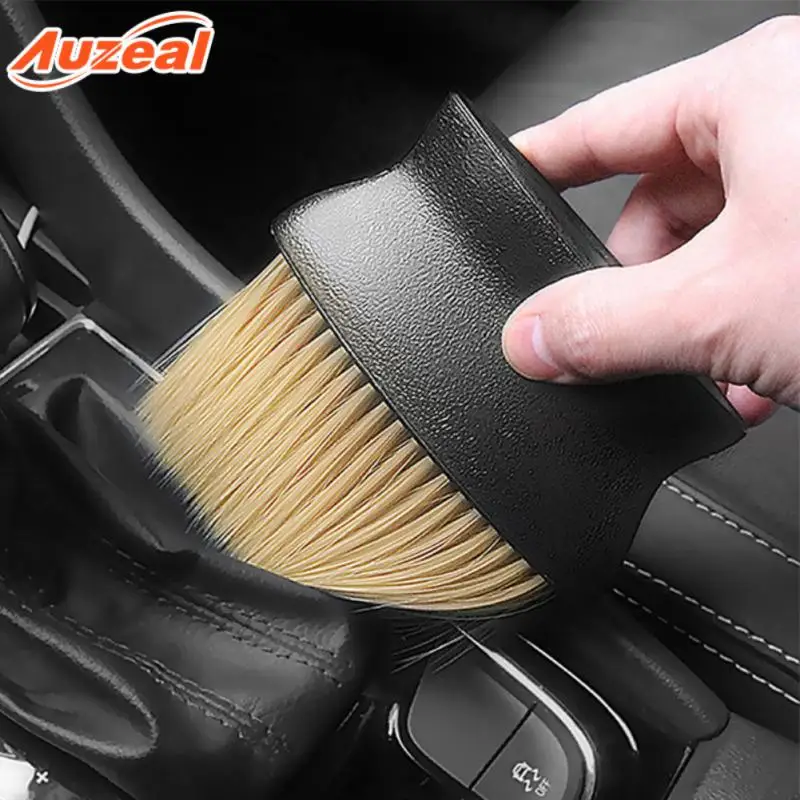 

Car Interior Cleaning Brush Air Conditioner Air Outlet Cleaning Tool Auto Crevice Dust Removal Window Gap Brush Accessories