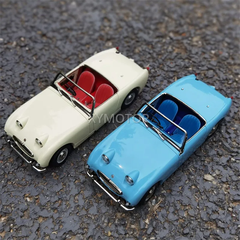 

Kyosho 1/18 For Austin Healey Sprite Diecast MODEL Car Toys Gifts Hobby Blue/Khaki Collection Ornaments Display