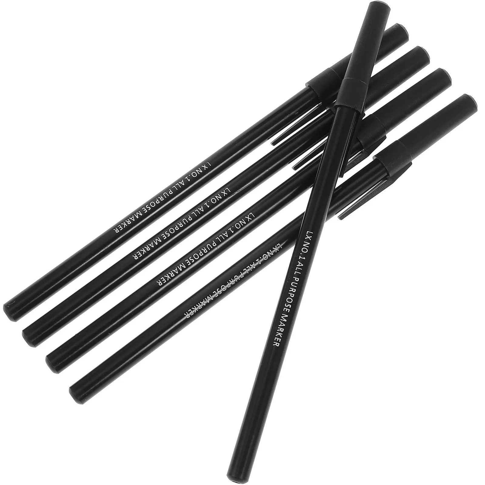 Черные перманентные маркеры с тонким наконечником