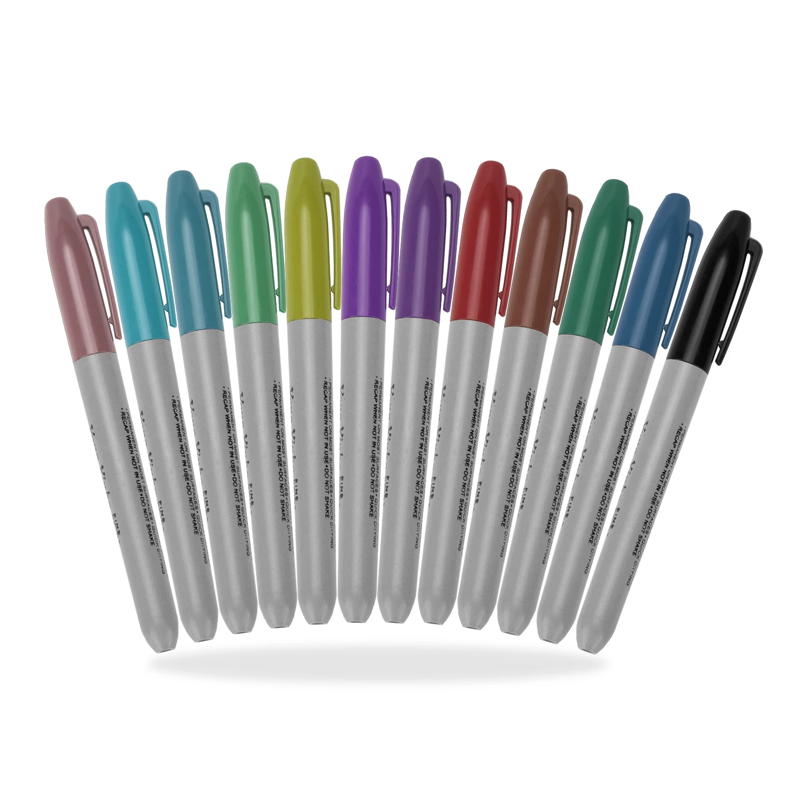 6/12pcs Tattoo Pen Waterproof Tattoo Skin Plastic Colorful Erasable Marker Pen For Tattoo Supplies Makeup Tattoo Accessories
