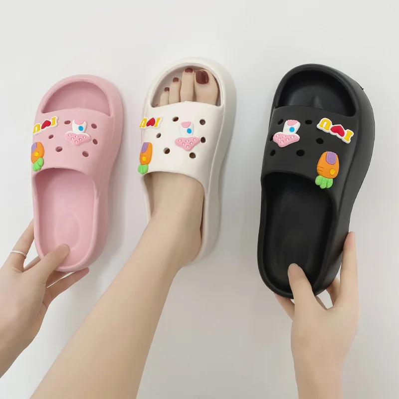 

Summer Women Sandals Female Shoes Clogs Woman Breathable Outdoor Female Sandals Anti-slip High Heels Cute Slippers For Women