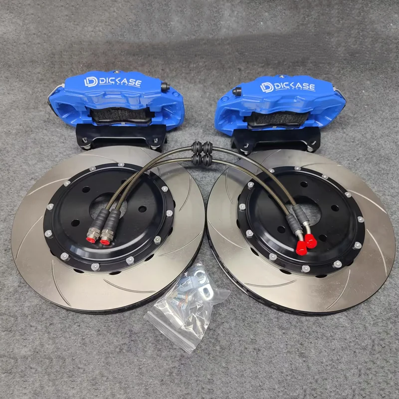 

OEM Upgrade Car Brake System 4 Pot Brake Caliper Kits with Curve Disc Rotor for Chrysler LX300
