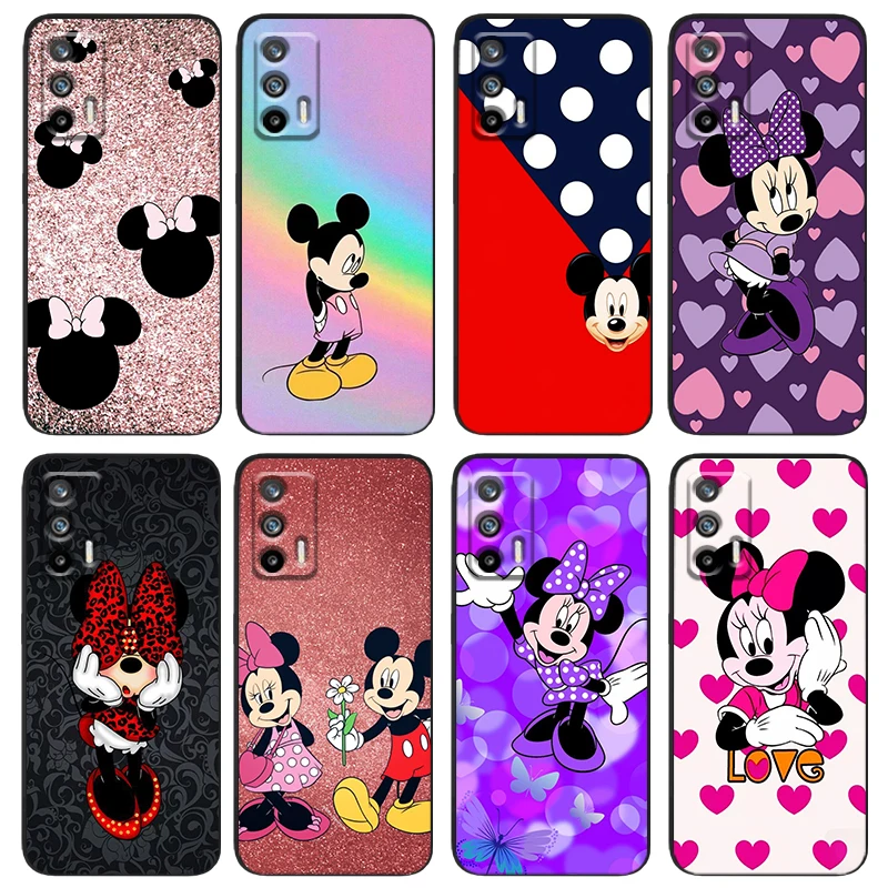 

Anime Cute Mickey Mouse Phone Case For OPPO Realme V11 X3 X50 Q5i GT GT2 Neo2 Neo3 C21Y C30S 9 9i 8 8i 7i Pro Master Black