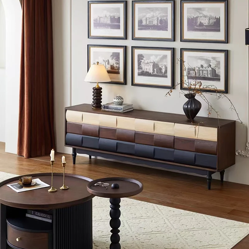 Мебель для хранения в гостиной дизайнерский шкаф телевизора современный стол