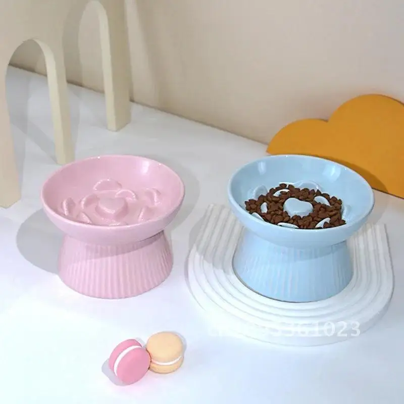 Керамическая миска для кошек и собак