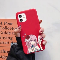 babaite genshin impact yae miko phone case soft solid color for iphone 11 12 13 mini pro xs max 8 7 6 6s plus x xr
