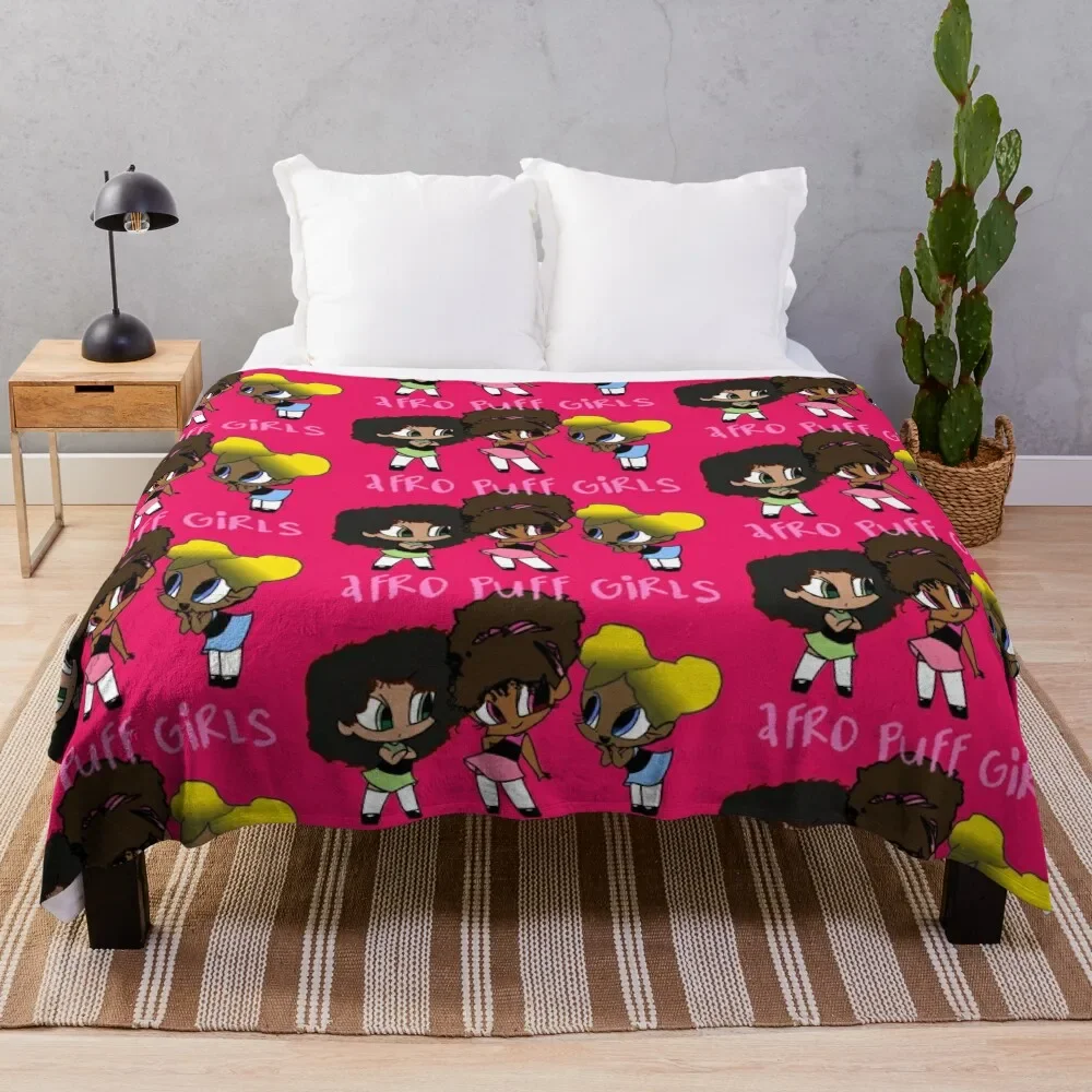 Афро-пуховое одеяло для девушек Декоративные диванные одеяла палочки свободные