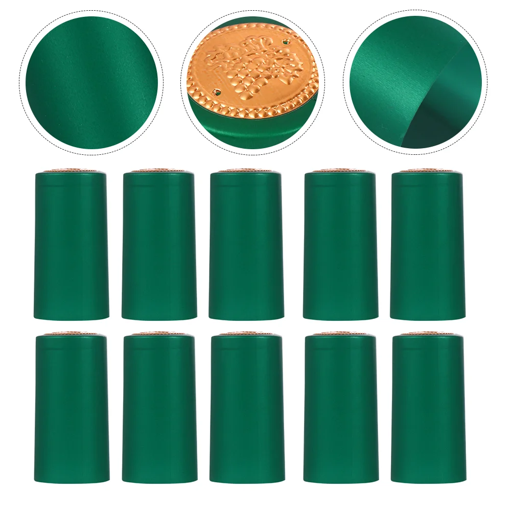 

Shrink Bottle Caps Heat Forbottles Wrap Cap Corks Sleeves Seal Pvccover Coverscapsule Sealingfilm Black Tear Making Corker