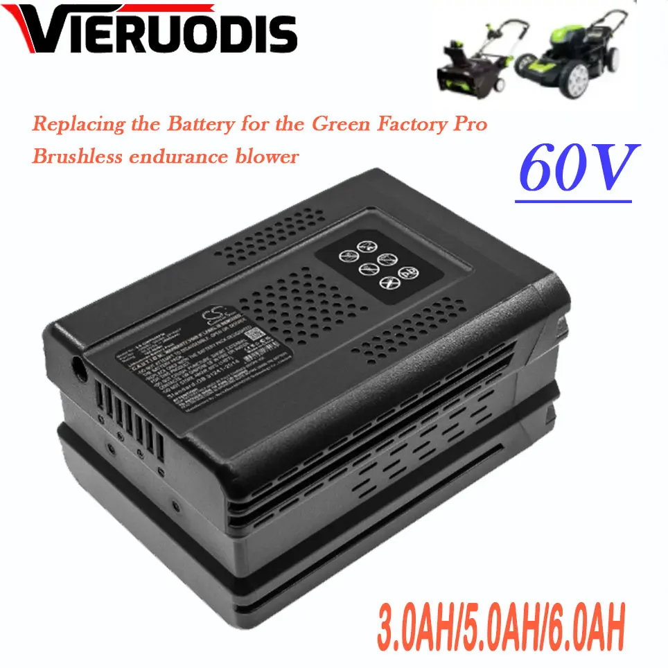 Фото Аккумулятор для электроинструмента Greenworks 24 в 40 в 60 в 80 в 82 в BLF442 CSC404 CSF401/405 82CS27 82CS34 82BH22 82BD25 0 №1