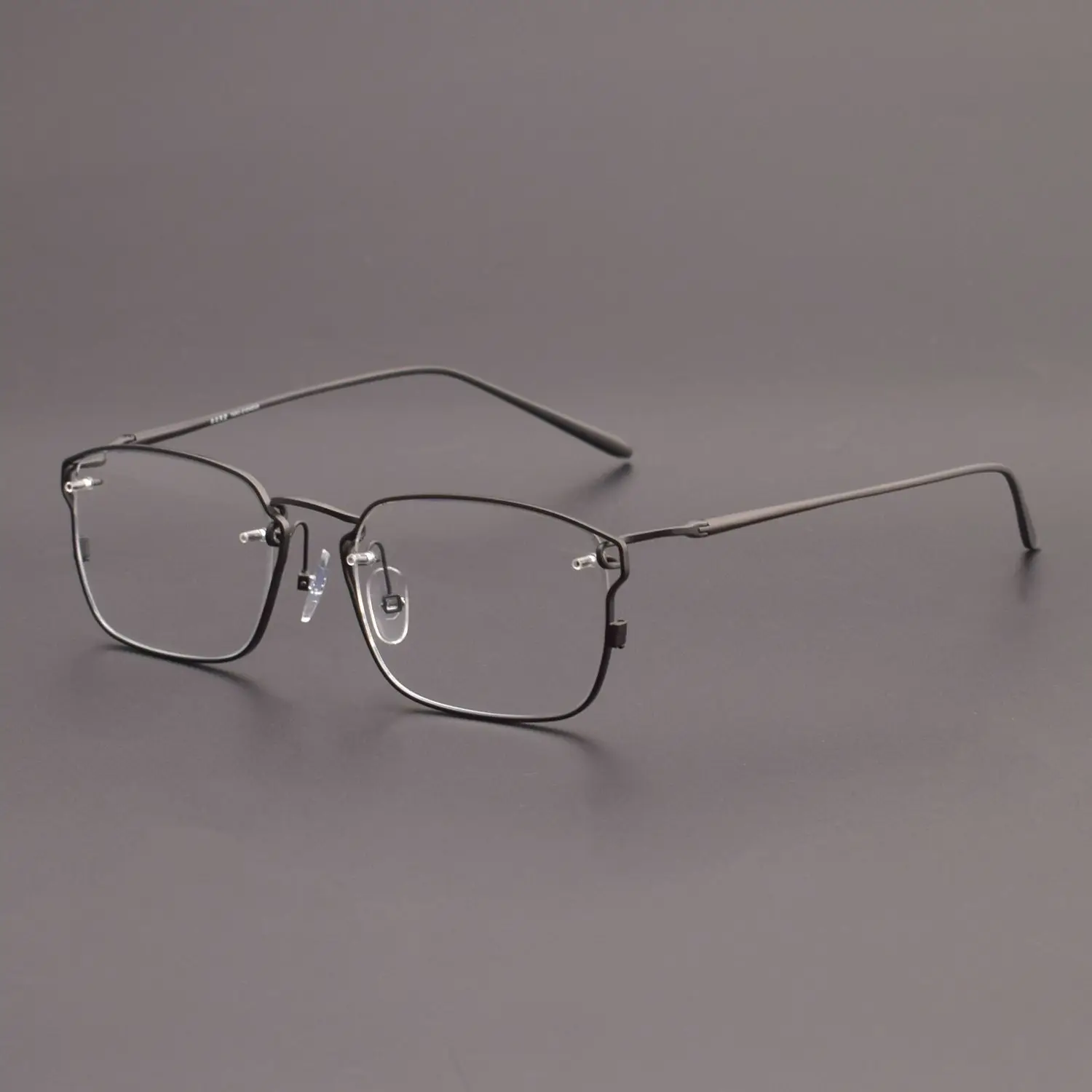 

Индивидуальные квадратные очки в стиле преппи оправа для очков при близорукости оптические пресбиопические мужские очки винтажные очки из чистого титана для женщин