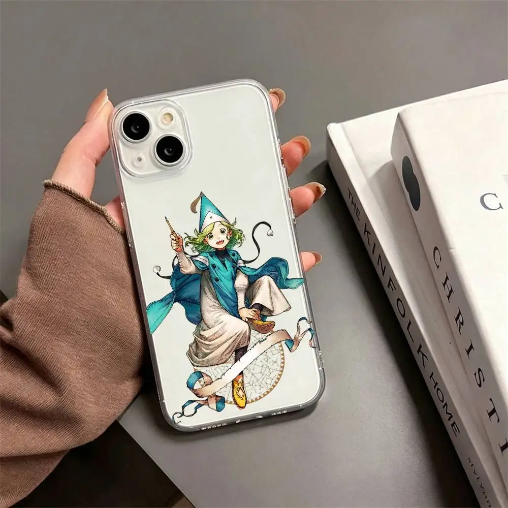 Фото Чехол для телефона Witch Hat Atelier Manga для iPhone 17 16 15 14 13 12 11 Mini Pro Max Plus, прозрачный №2