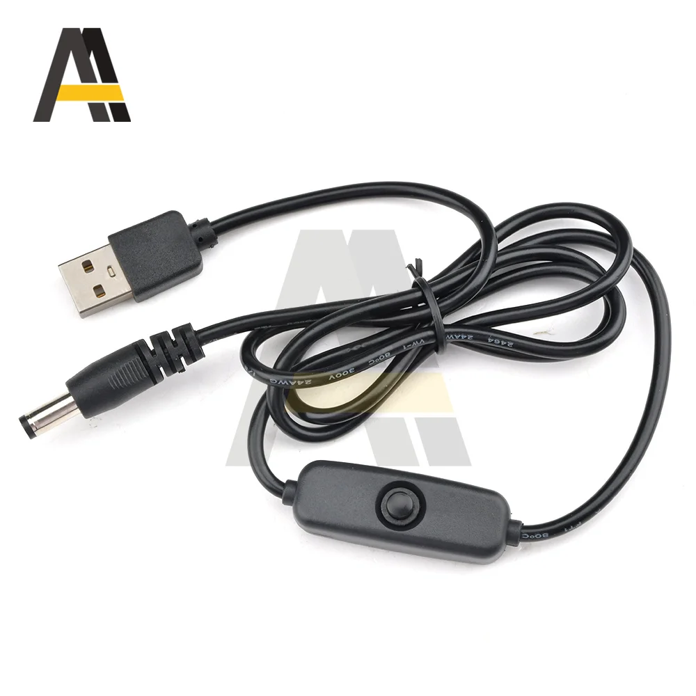 Повышающий кабель USB 5в-12в линия постоянного тока 5 В в 12 Модуль Штекерный разъем