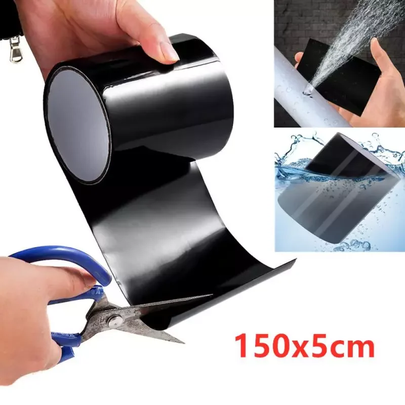 

Super Strong Waterproof Tape Stop Leaks Seal Repair Tape Performance Self-Adhesive Fix Tape For Bathroom Home Appliance