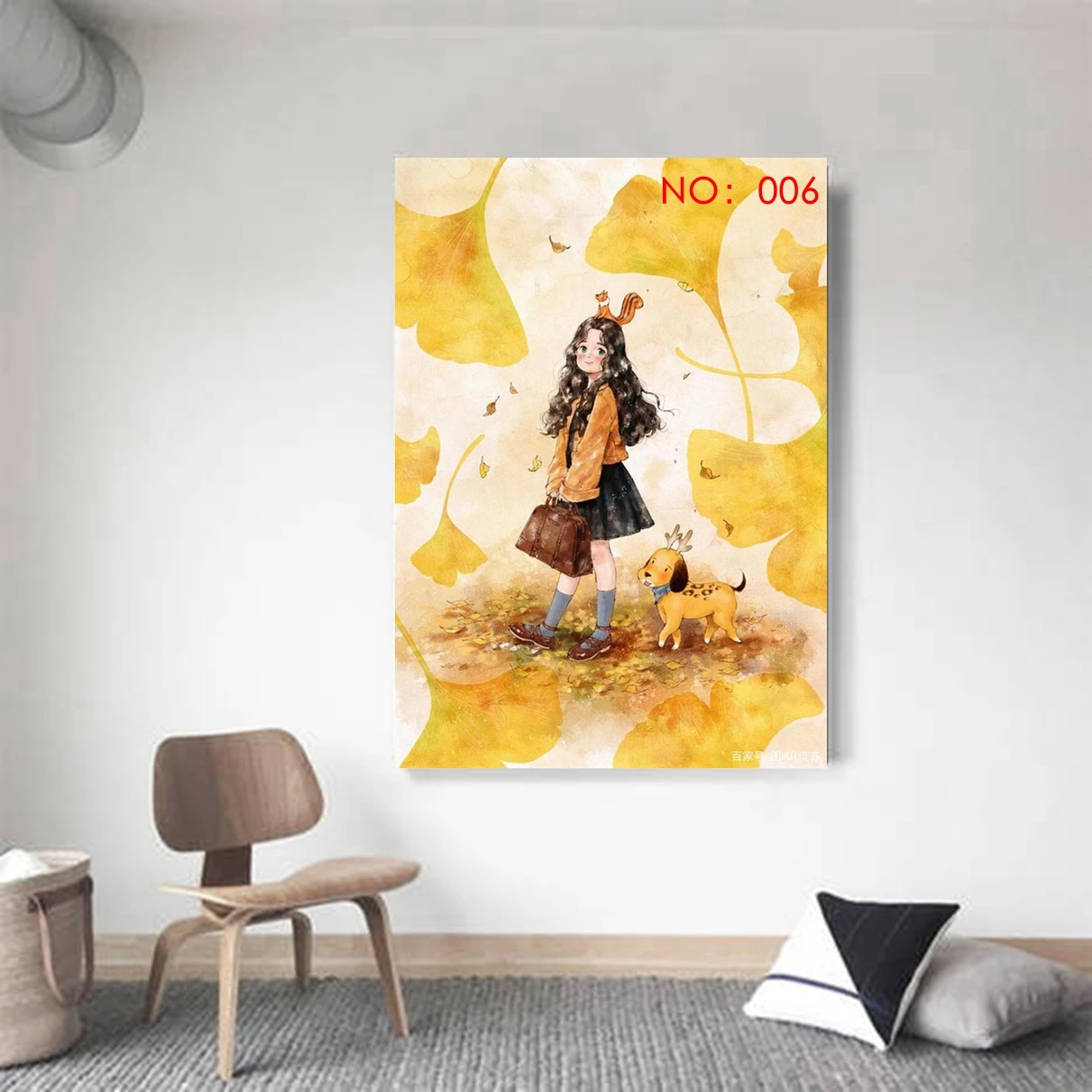 

Cross Stitch Kit Forest Girl Series 6 28ct 18ct 14ct 11ct can be Customized Printed cloth hand Embroidery Material Pack 90 Color