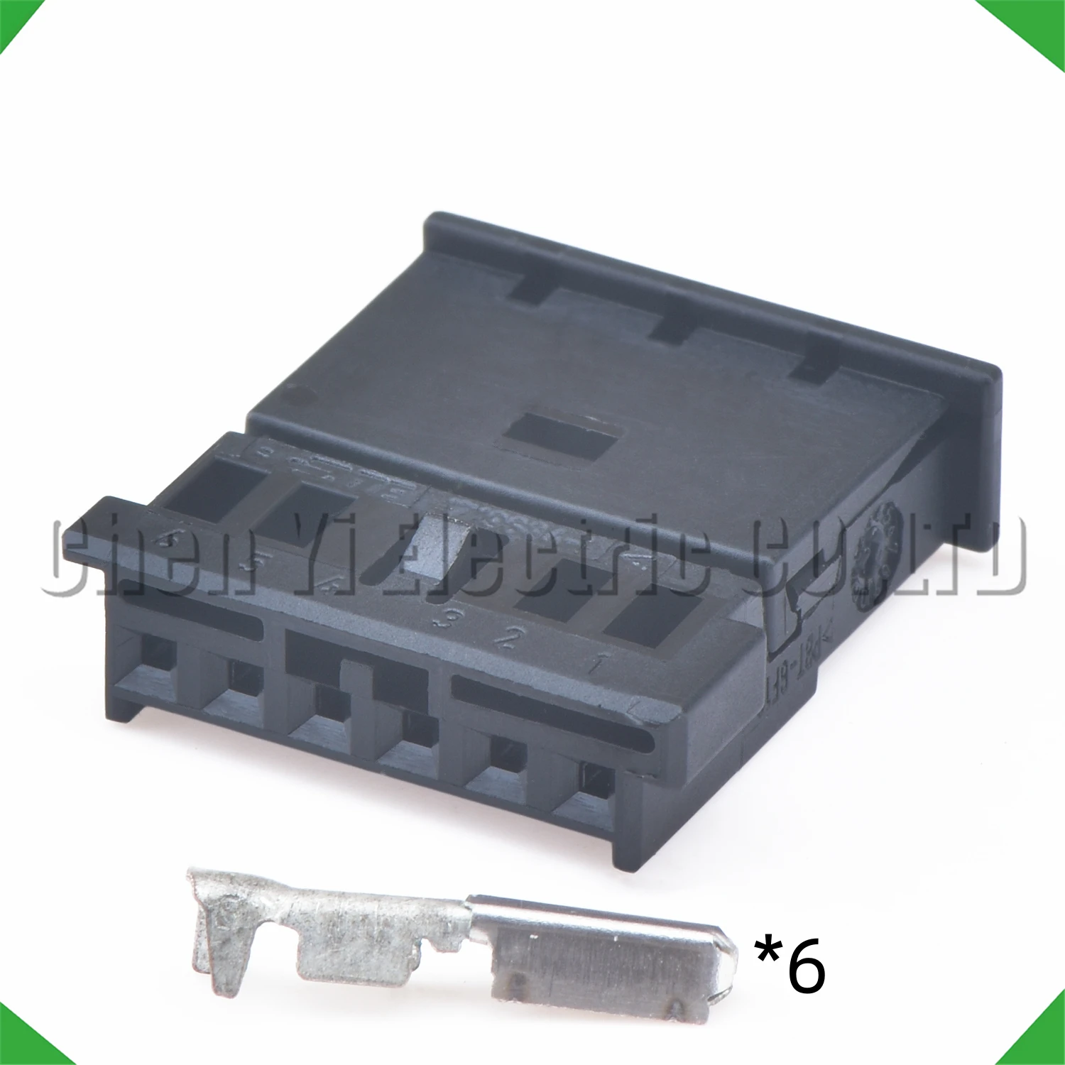 6-контактный разъем освещения номерного знака багажника автомобиля, разъем жгута проводов рулевого колеса 1719684 -1 1703874 -1 4Б 0971978 Б